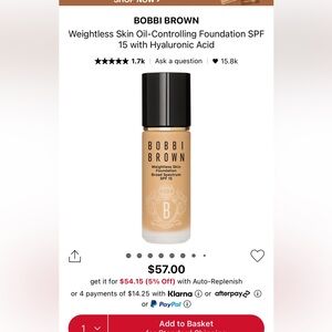 BOBBI BROWN Weightless Skin Oil-Controlling Foundation